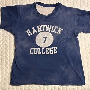 Vintage 1960s Hartwick College Blue T-Shirt
